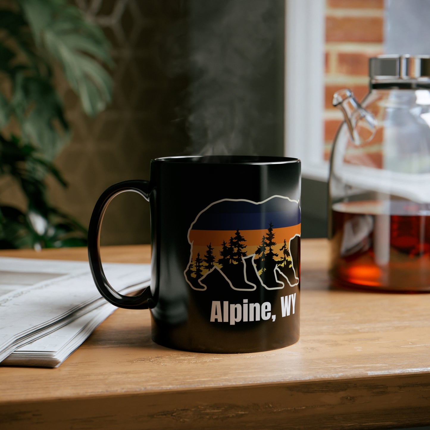 Alpine Black Bear Mug