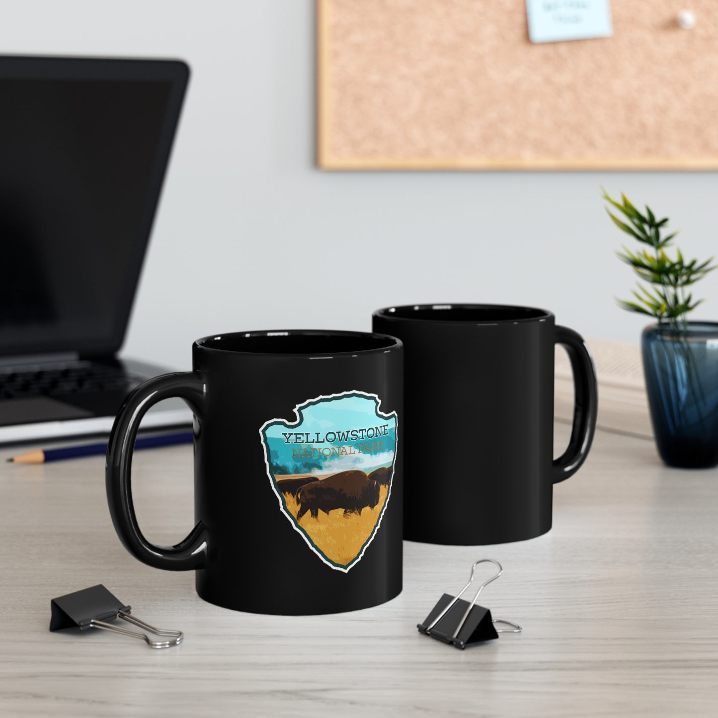 Yellowstone Black Mug