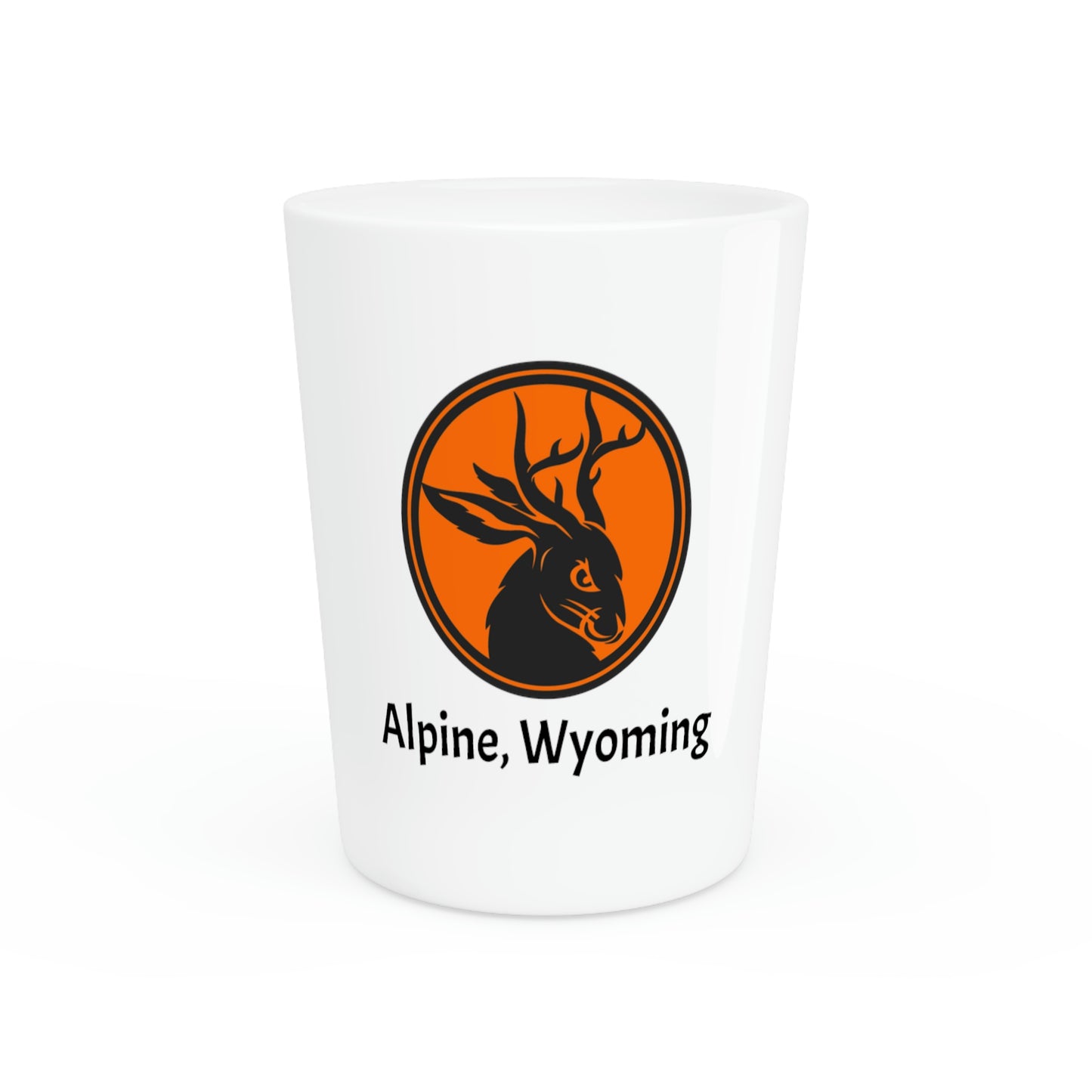 Jackalope Shot Glass