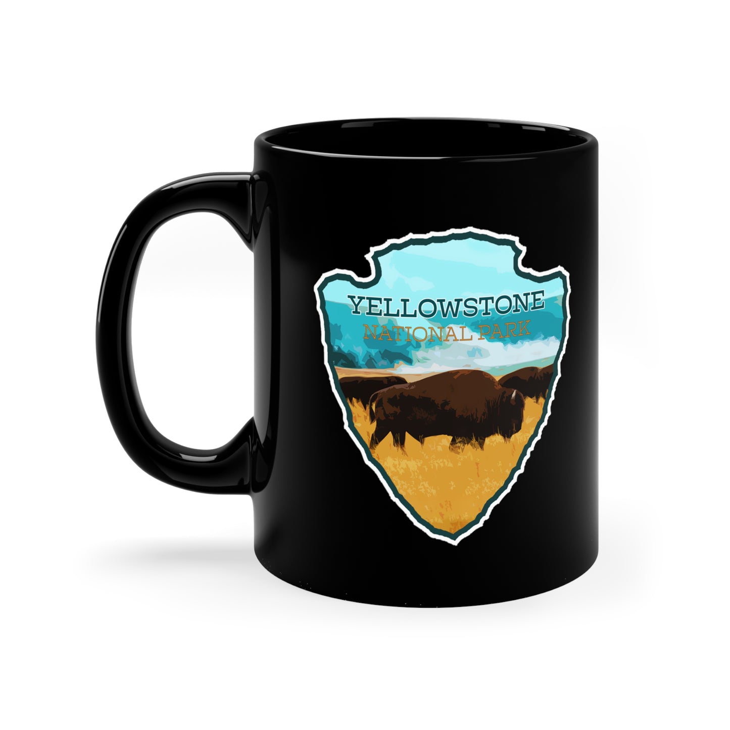 Yellowstone Black Mug