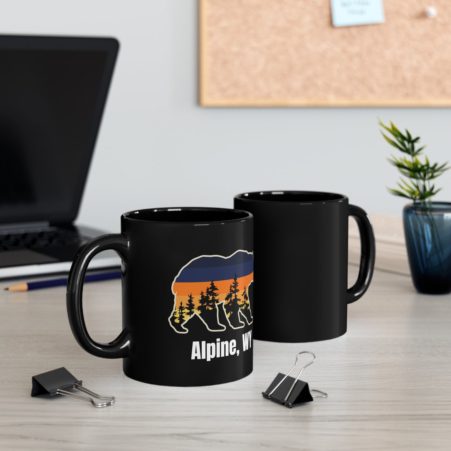 Alpine Black Bear Mug